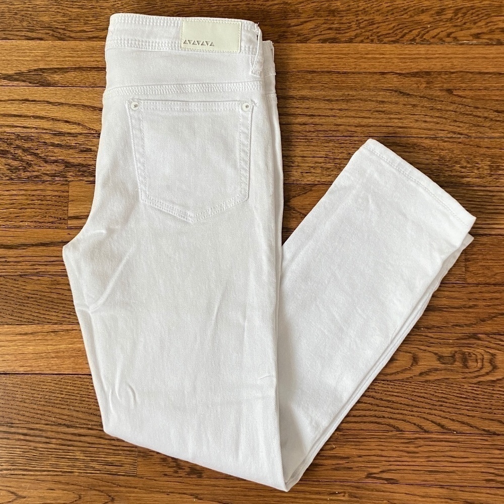DOLLHOUSE | White Roll up Skinny Capri Ankle Jeans